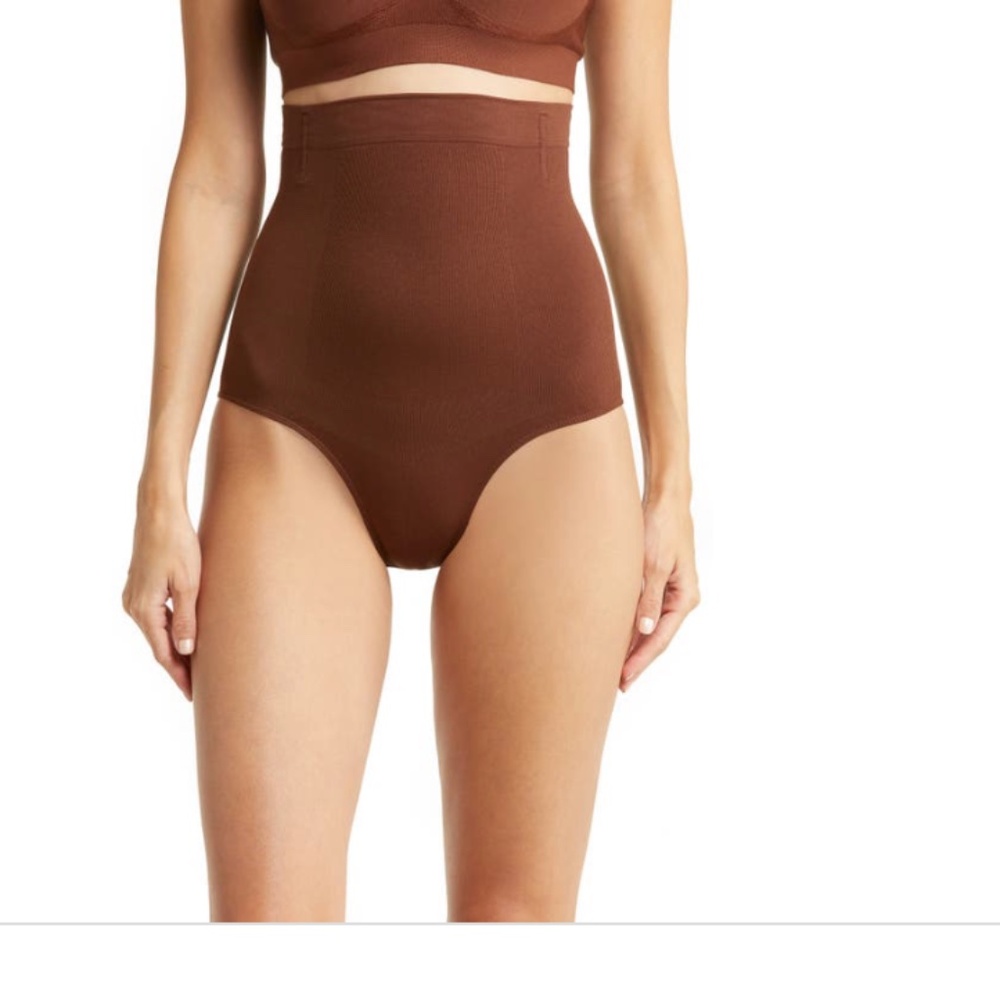 Shapermint Essentials Women's High Waisted Shaper Panty 54008 - Chocolate